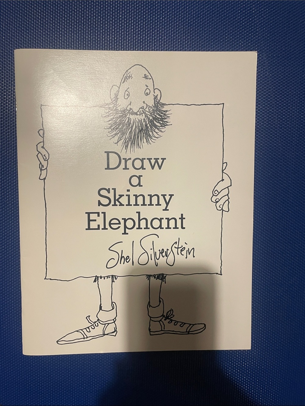 Shel Silverstein "Draw a Skinny Elephant" Kids Book - White